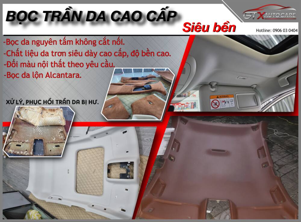 Bọc trần tại GTX Auto Care