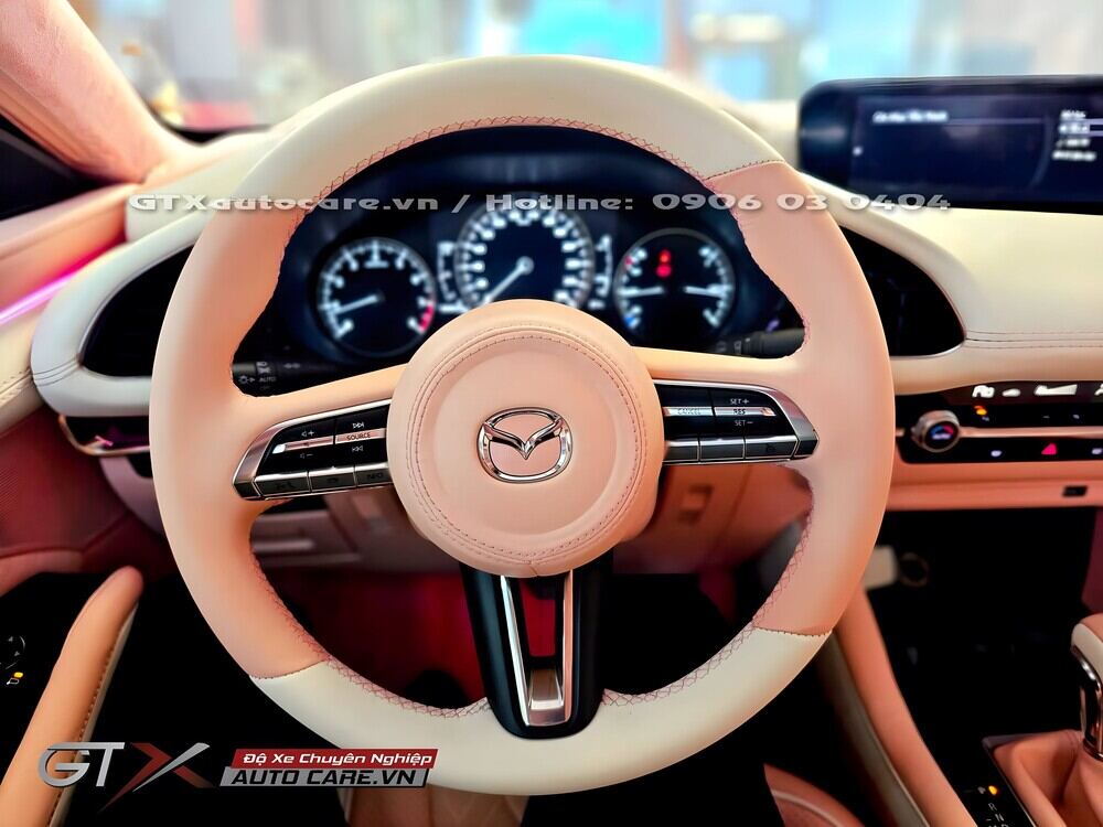 Bọc vô lăng cho xe Mazda 3