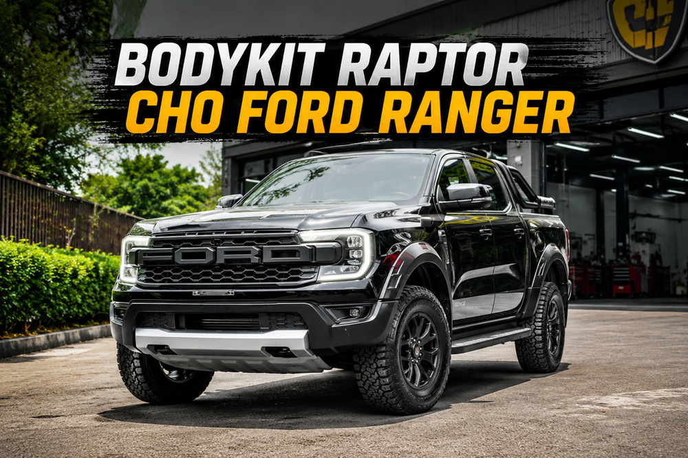 Lên đời mẫu Body kit Raptor cho Ford Ranger