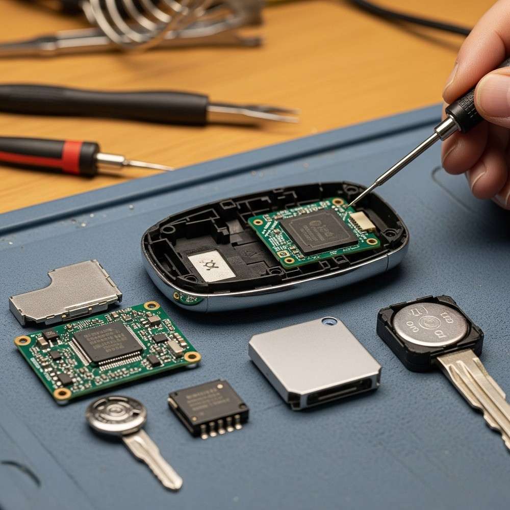 Các bước làm lại chìa khóa Smartkey