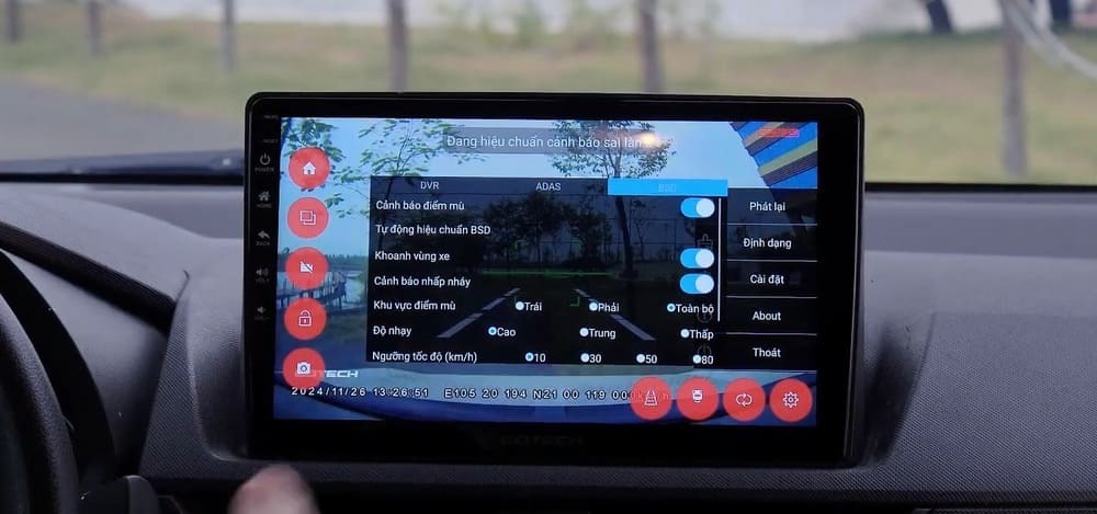 Các công nghệ an toàn, giải trí được tích hợp