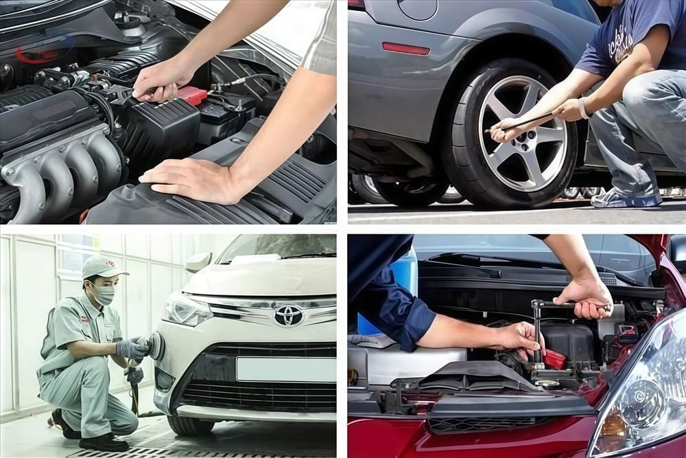 Các hạng mục cần bảo dưỡng cho xe
