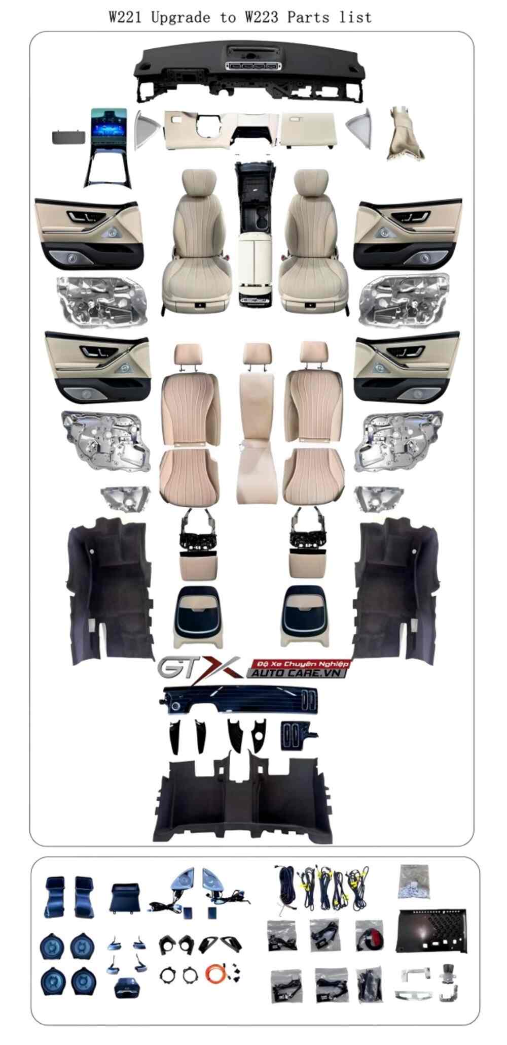 Phụ kiện độ body kit chính hãng 