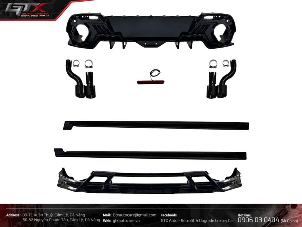 Các thành phần chính của bộ body kit MG7