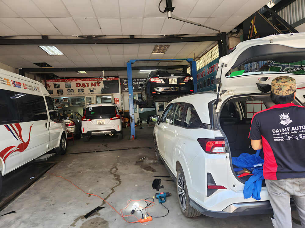 Cách âm ô tô Đà Nẵng tại Đại Mỹ Auto