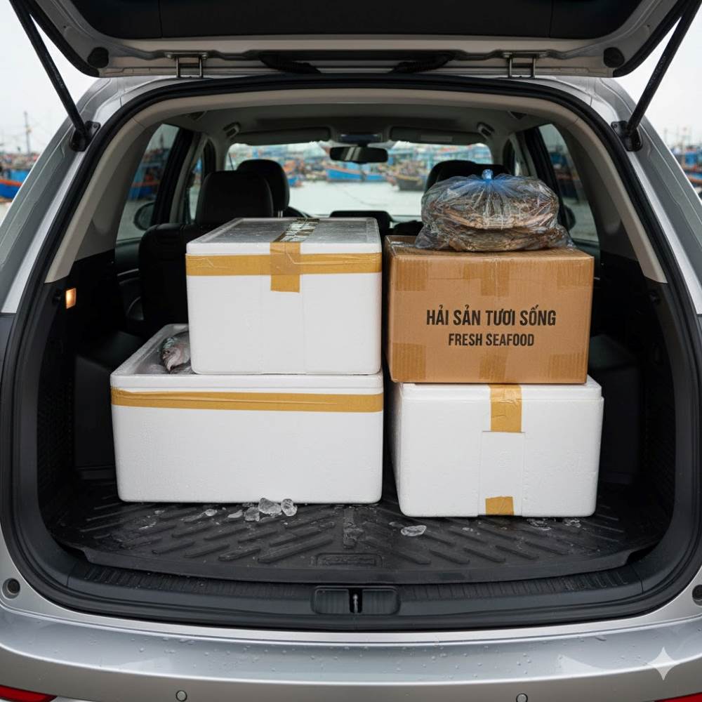 Cách xử lý khẩn cấp khi xe vừa dính mùi hải sản