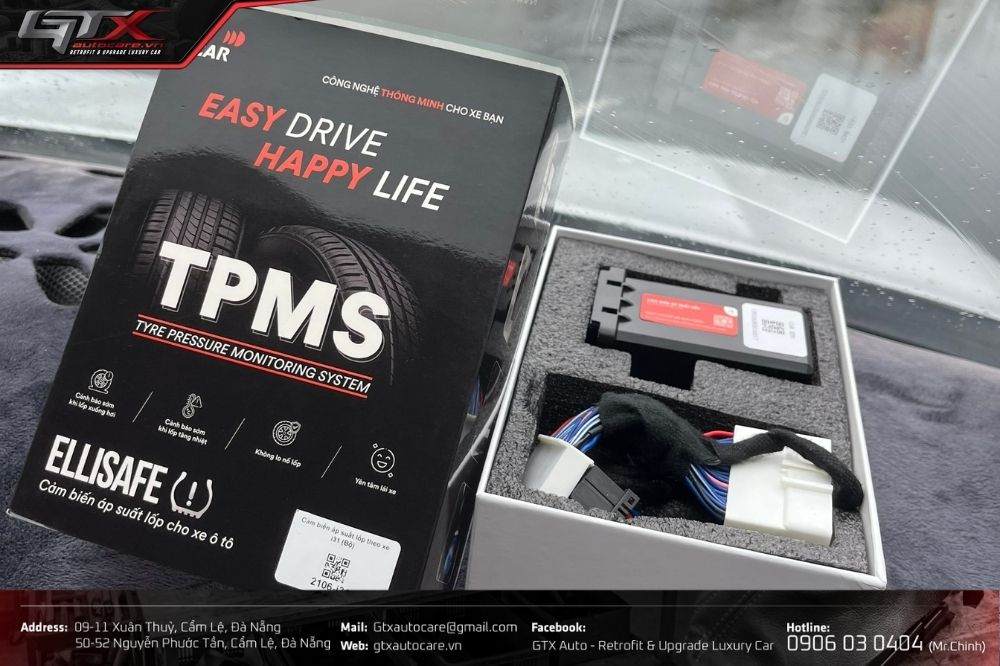 Cảm biến áp suất lốp Ellisafe theo xe