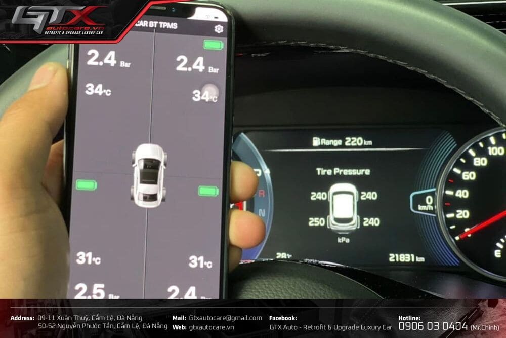 Cảm biến áp suất lốp Outlander