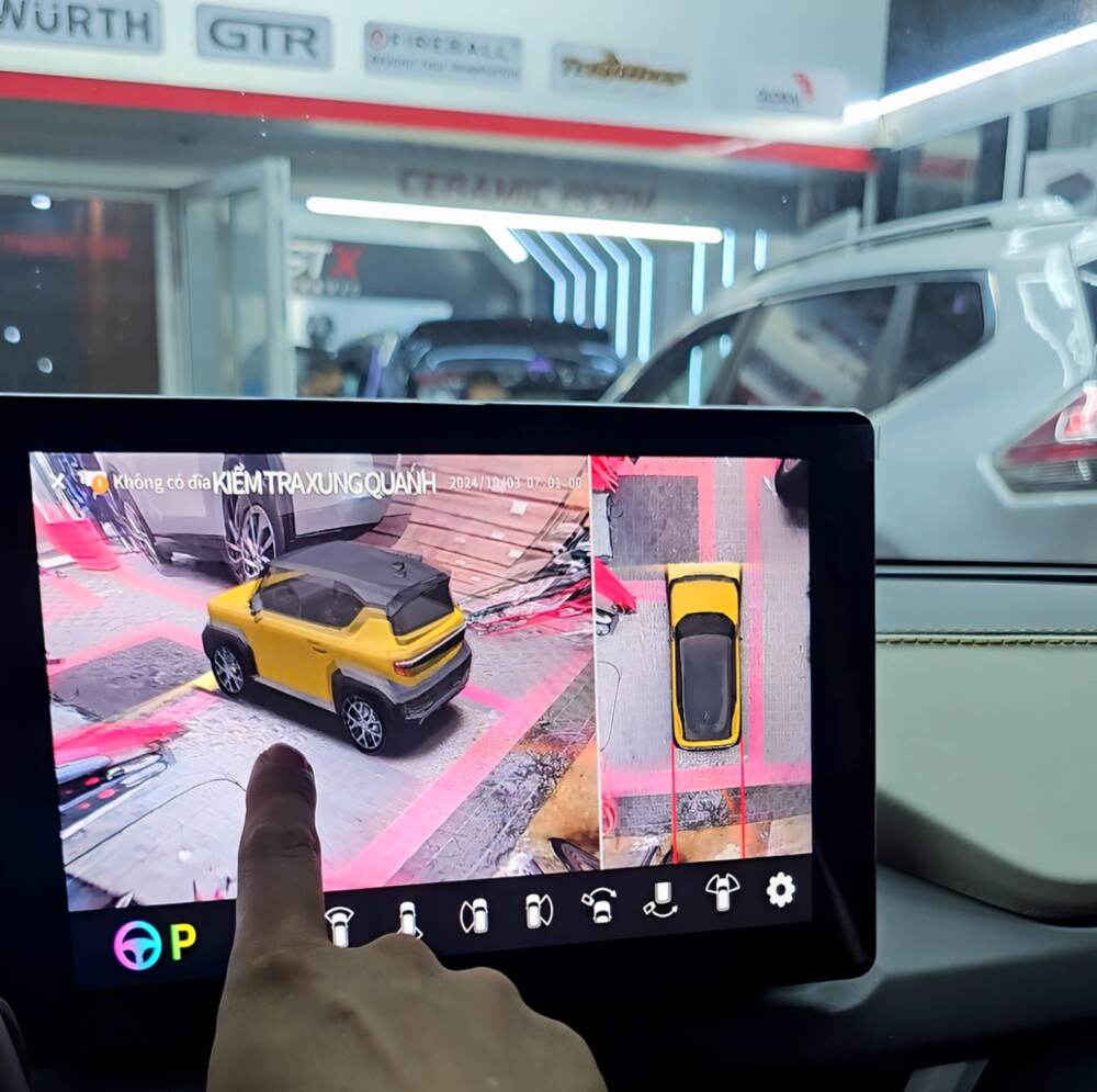 Lắp camera 360 độ cho vf3