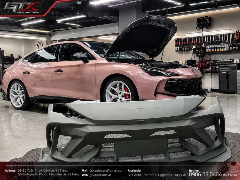 Cản trước body kit MG7 M1