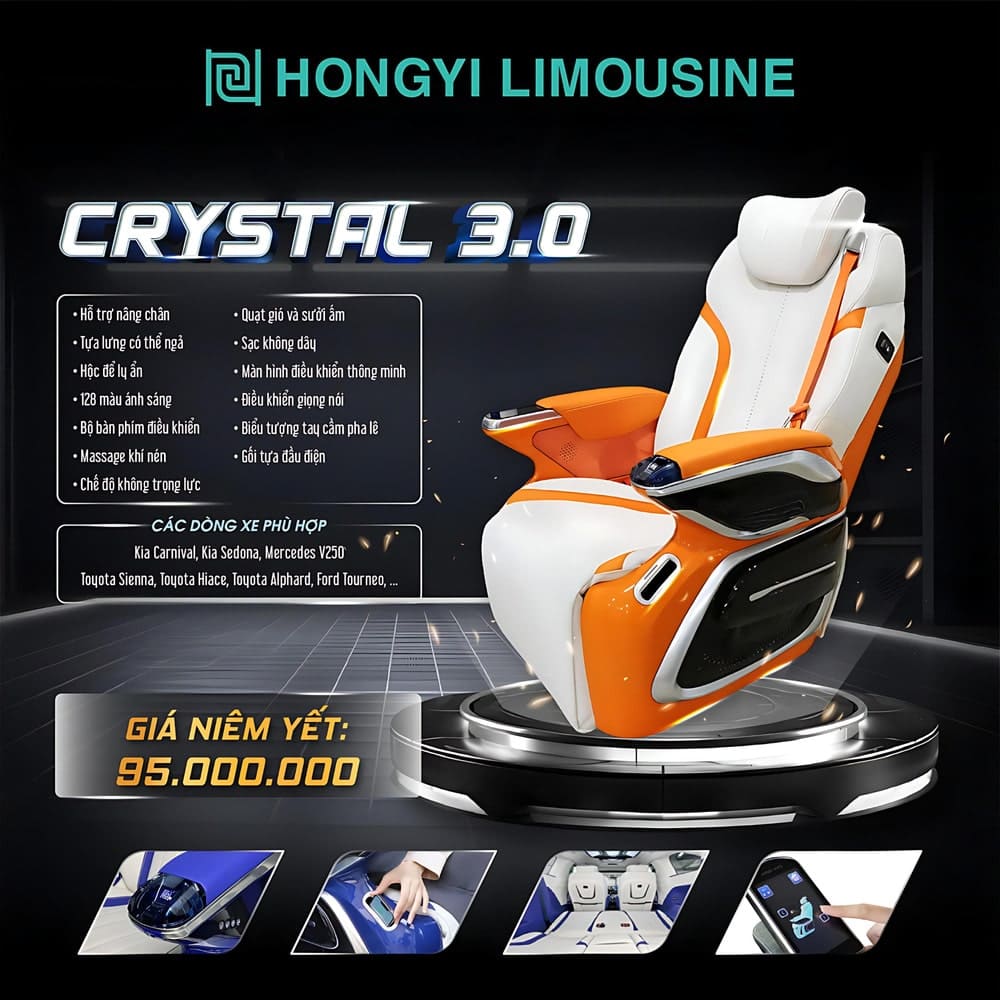 Cặp ghế limousine phiên bản 3.0
