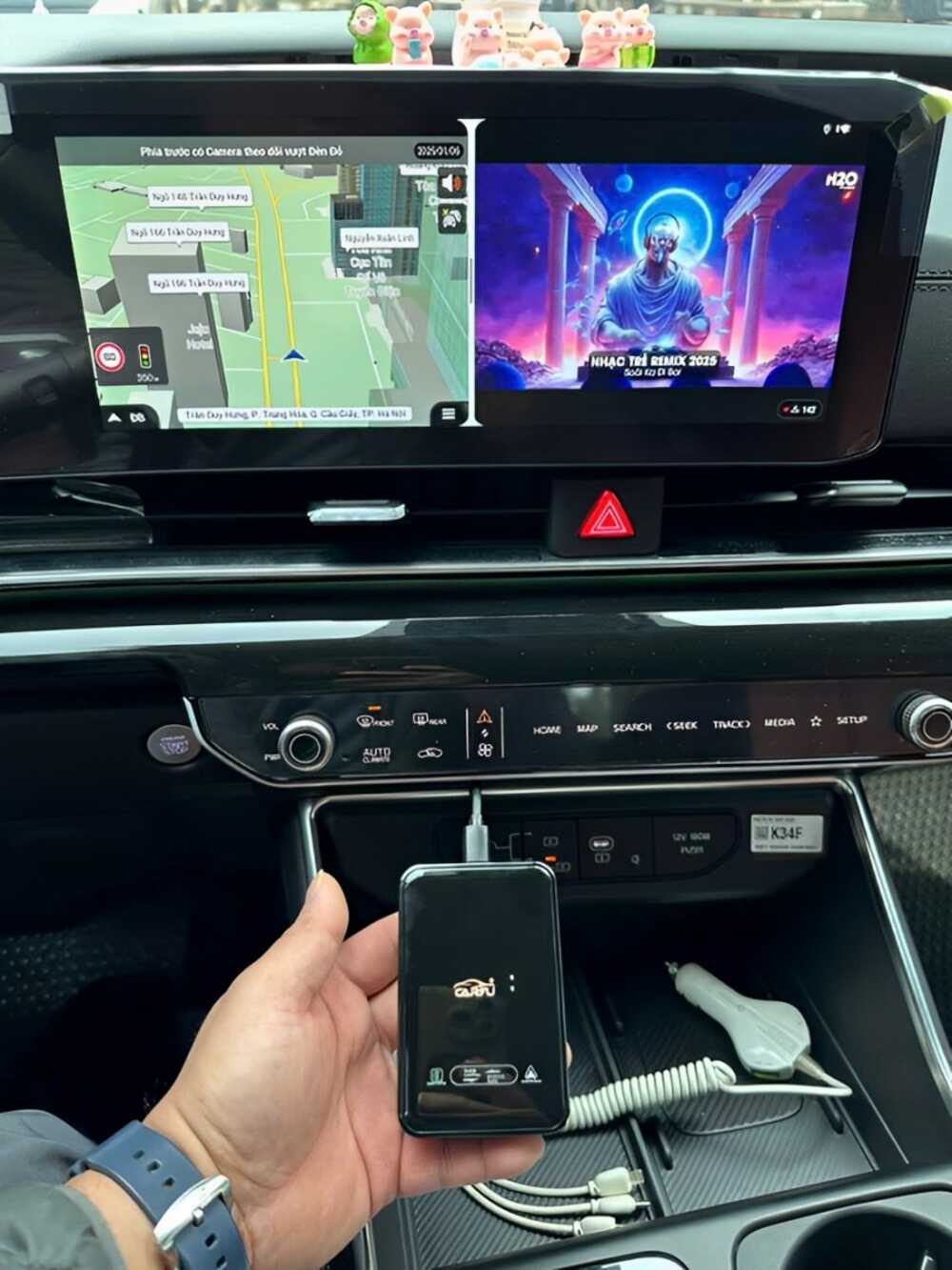 Carfu Android Box dành cho xe hơi
