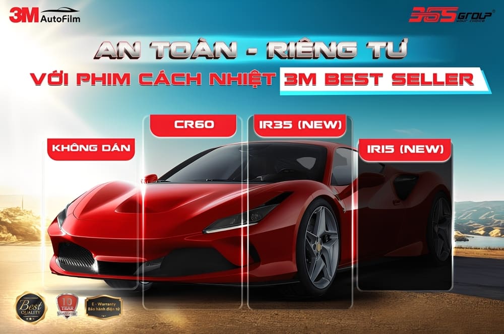 Phim cách nhiệt siêu cao cấp mang đến hiệu suất và trải nghiệm tối đa