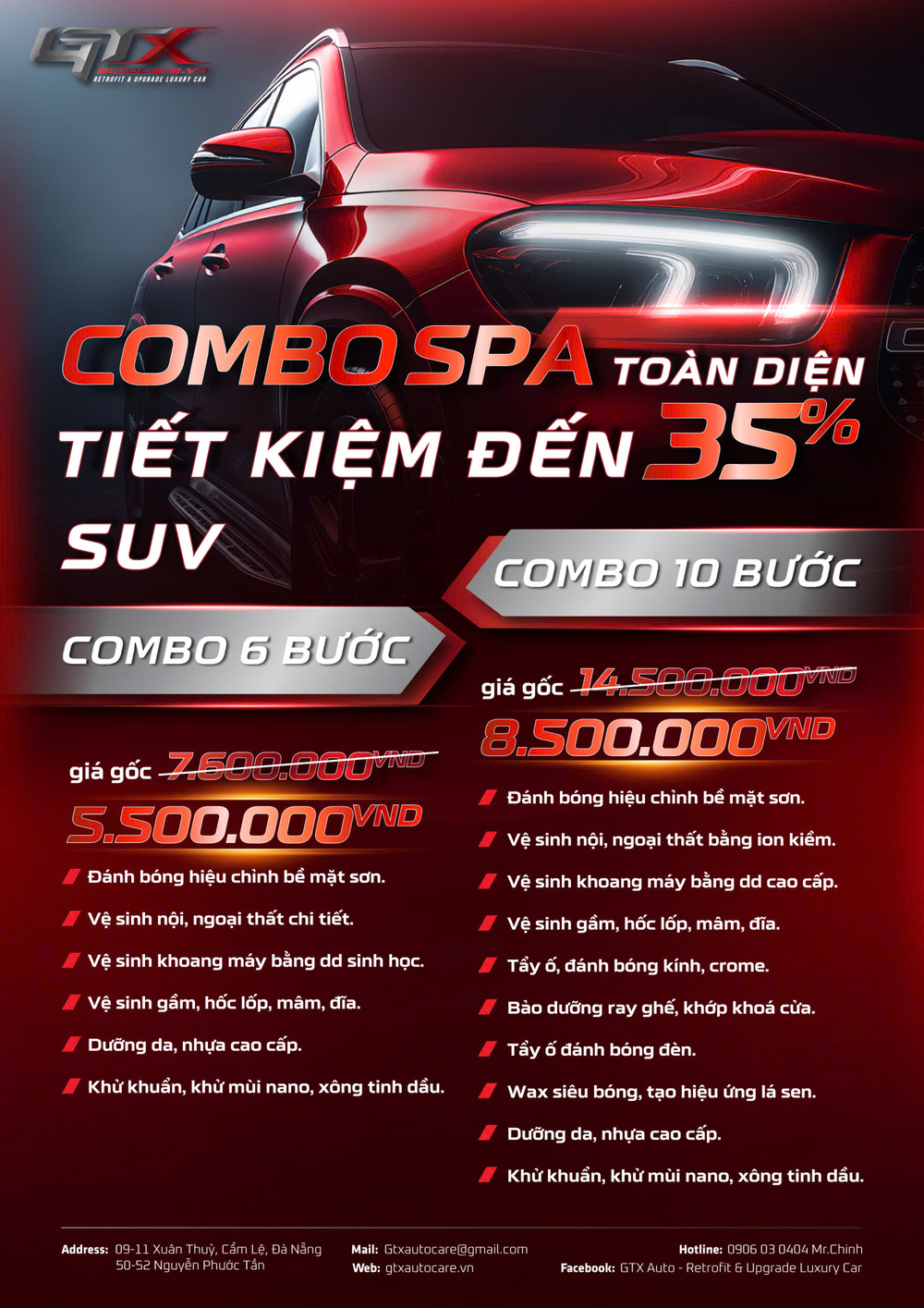 Compo Spa toàn diện cho xe SUV