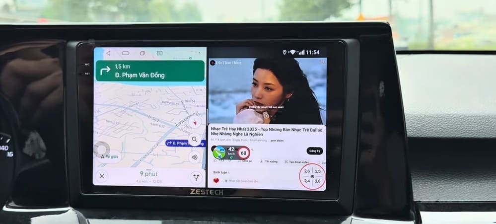 Đa nhiệm trên cùng một màn hình
