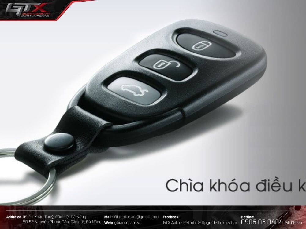 Đề nổ từ xa qua chìa khóa zin