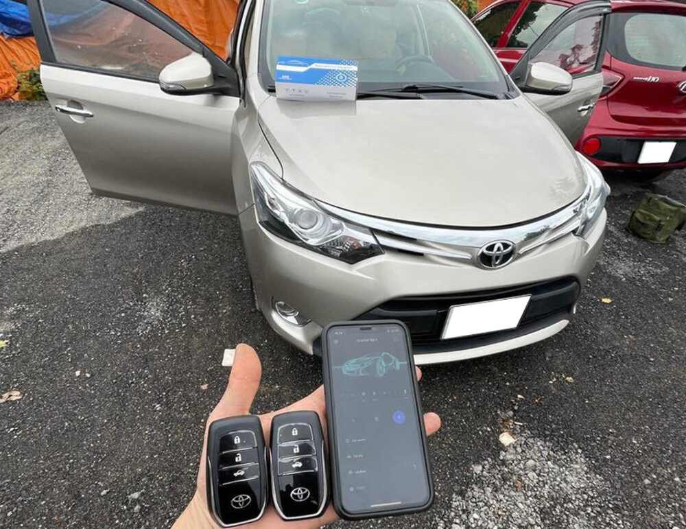 Đề nổ từ xa trước khi lên xe Vios