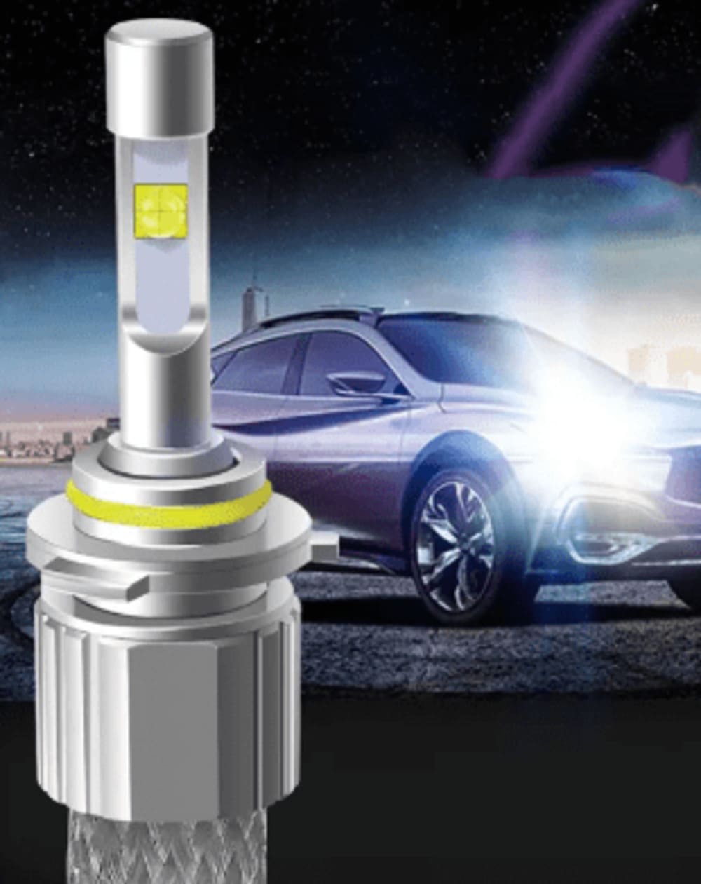 Đèn LED ô tô sử dụng con chip