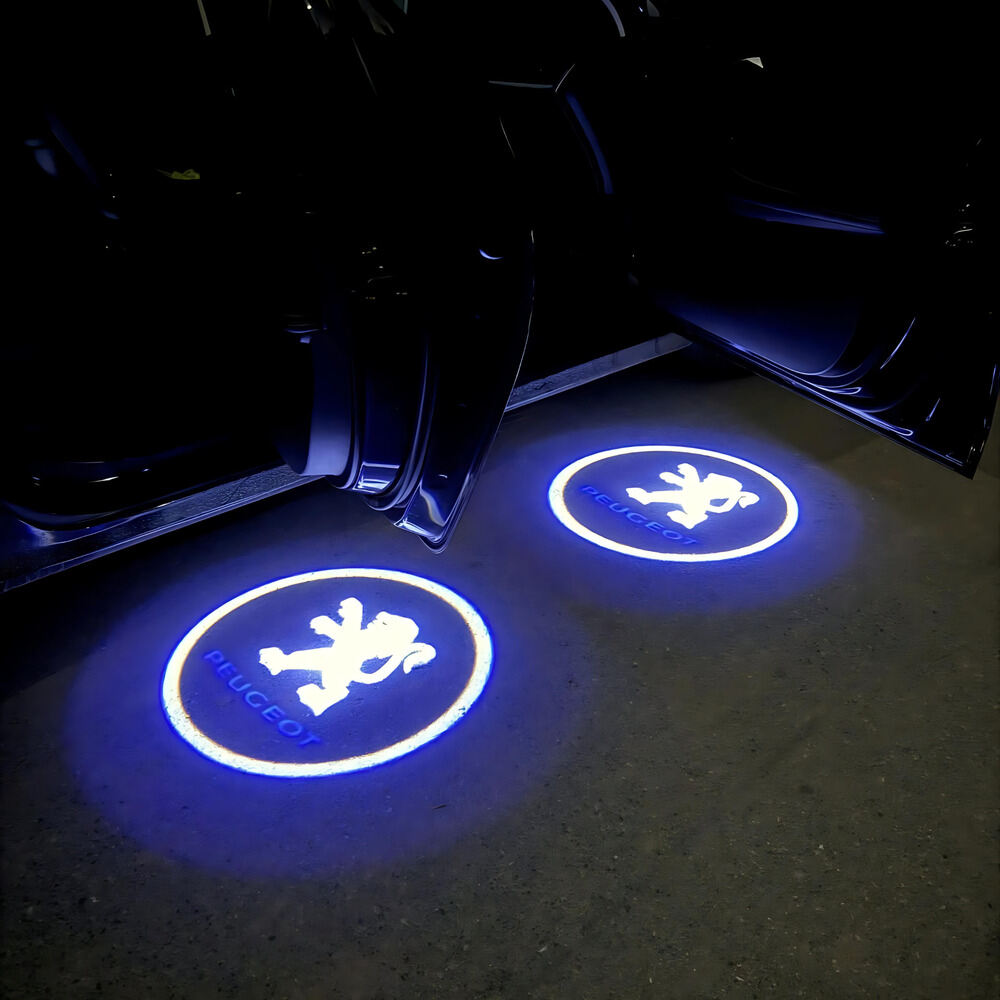 Đèn led logo cửa xe