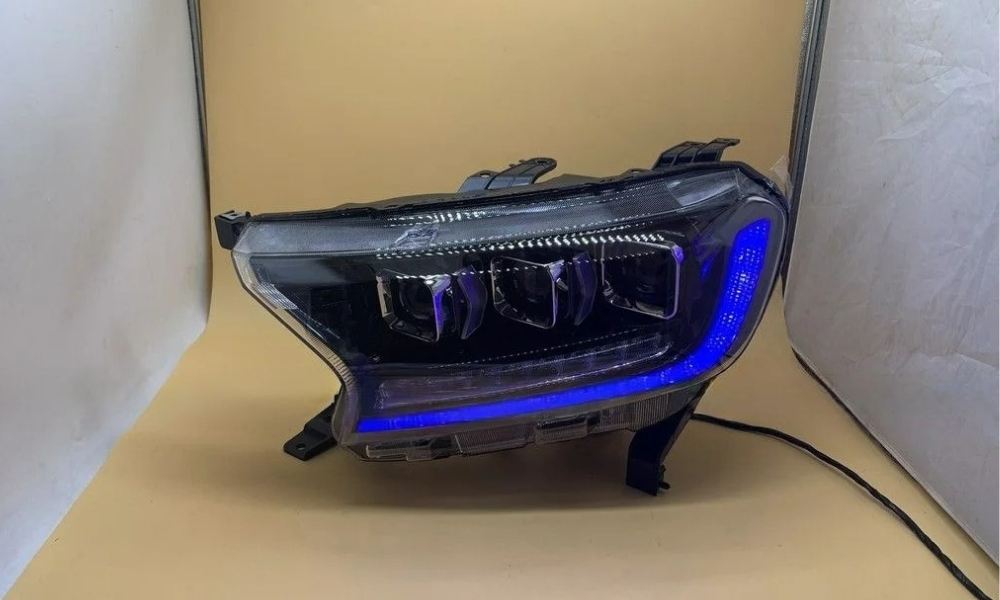 Đèn pha Ford Everest 2015-2020 mẫu full led 3 gương cầu