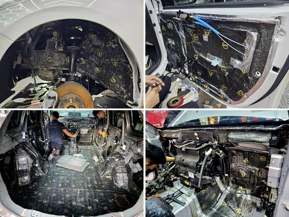 Dịch vụ cách âm ô tô Đà Nẵng tại GTX Auto Care