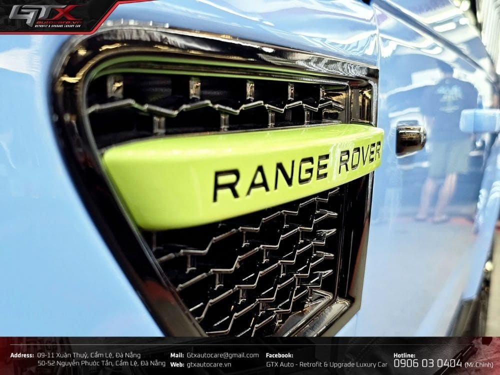 Dịch vụ sơn đổi màu cho Range Rover