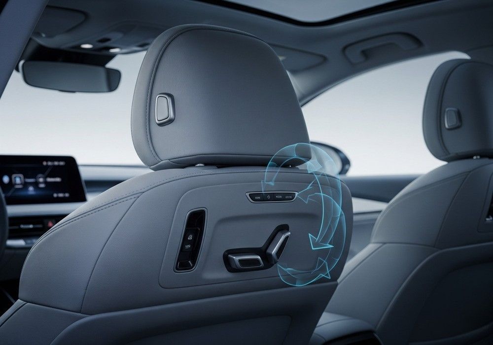 Điều chỉnh tựa đầu ghế