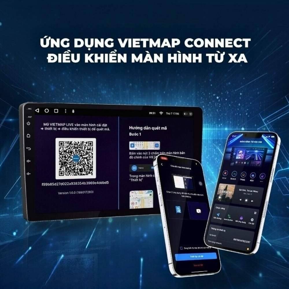 Điều khiển Vietmap Connect từ xa