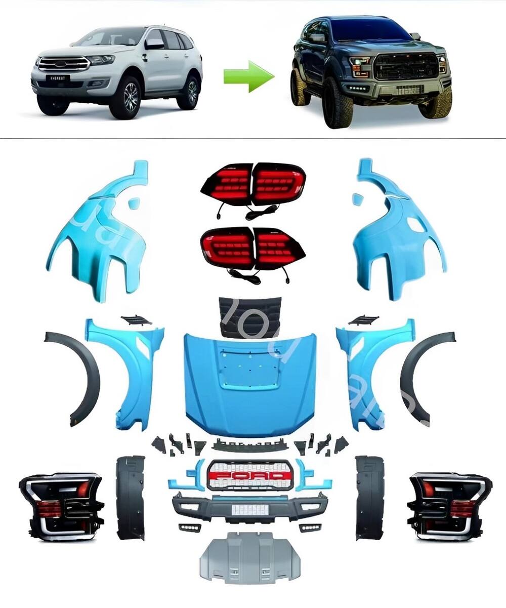 Độ bodykit xe Ford Everest mẫu F150