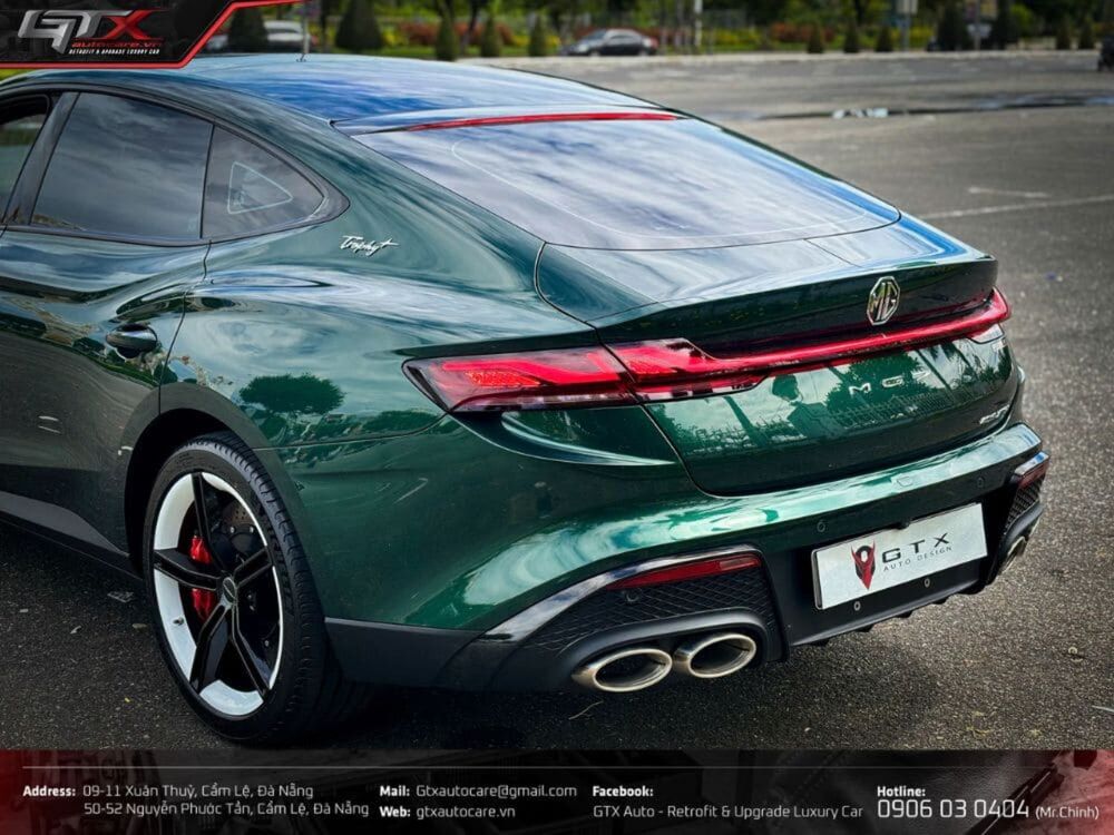Độ cản sau của bộ body kit MG7