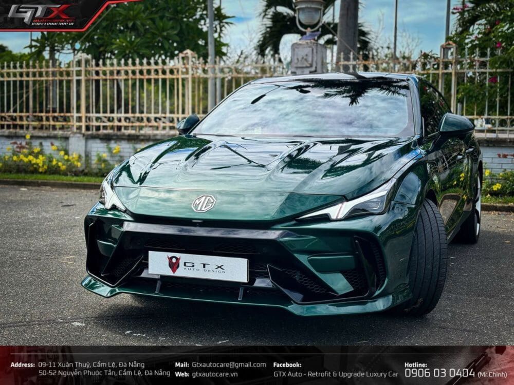 Độ cản trước của bộ body kit MG7