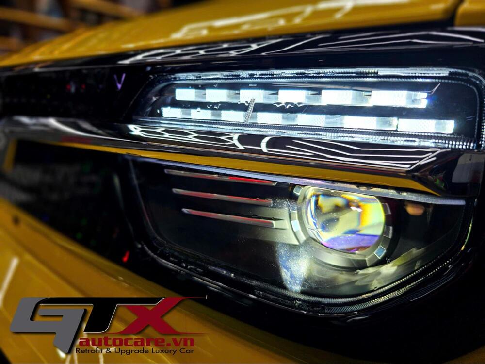 Độ đèn cho xe Vinfast 3