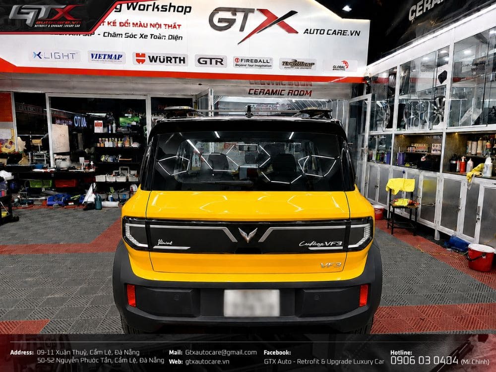 Xe VF3 độ đèn hậu thực tế mẫu 03