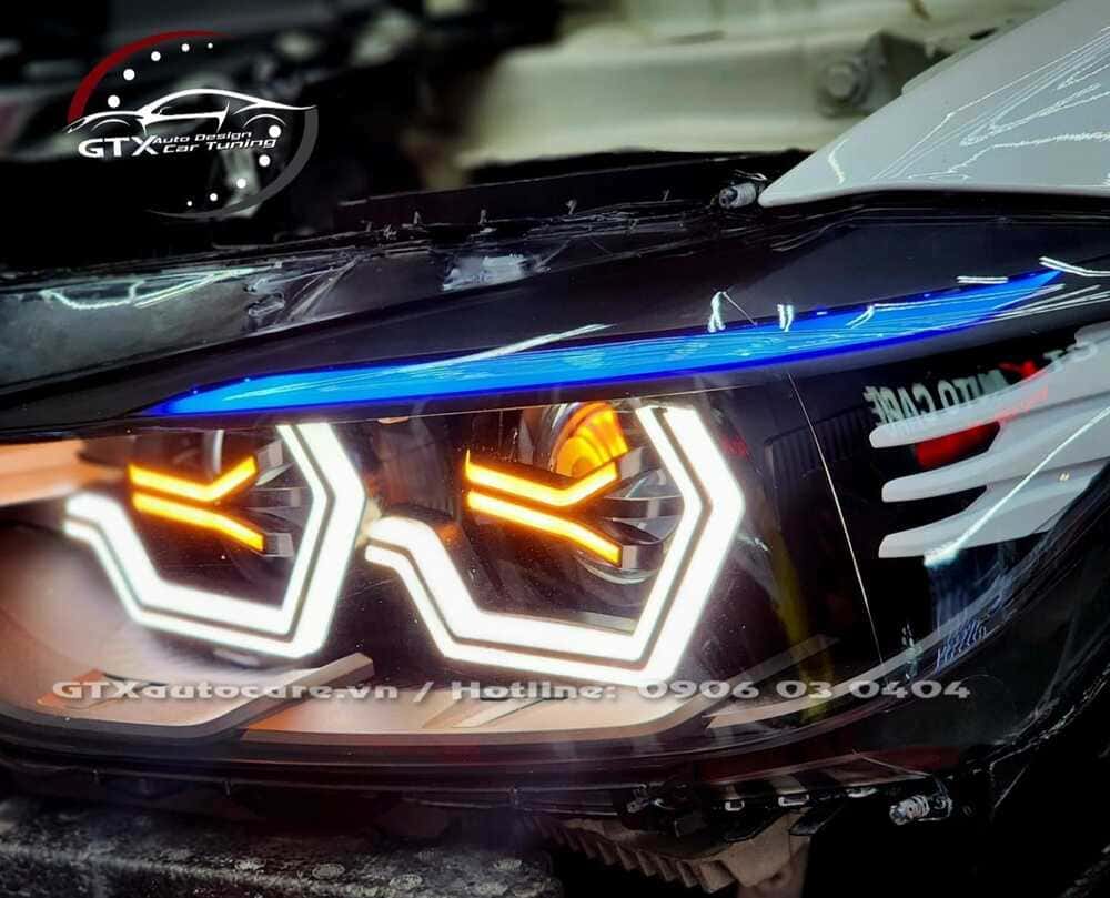 Độ đèn LED mí mắt xe hơi cho BMW F30 