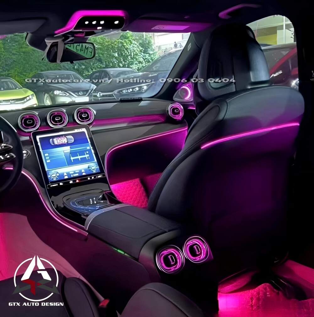 Led viền nội thất xe