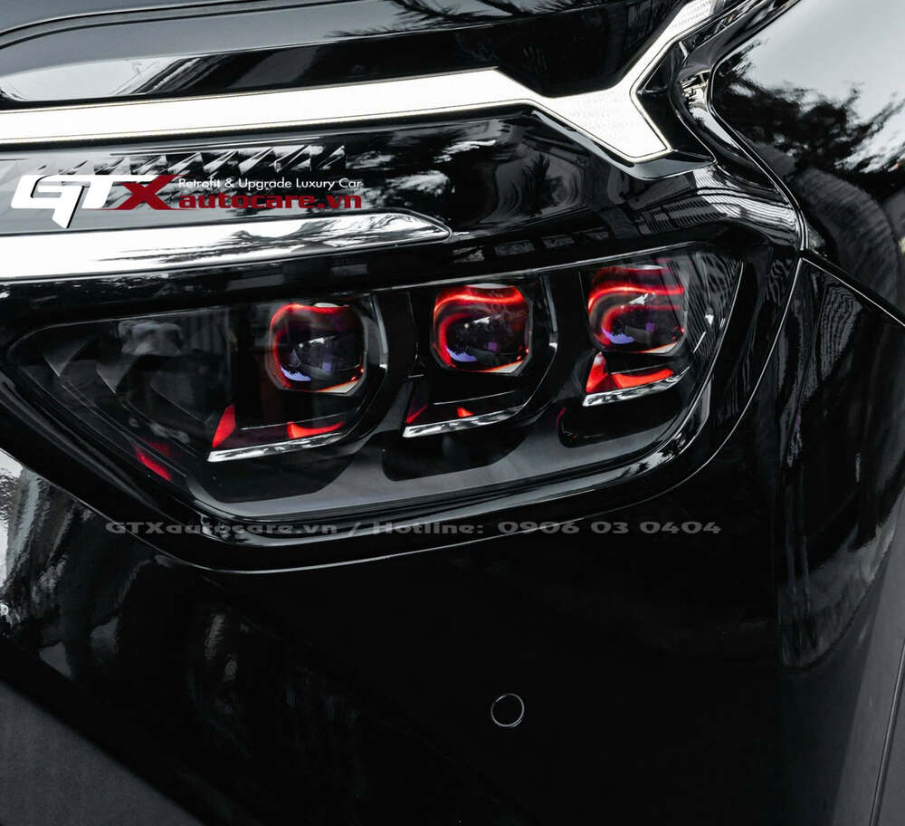 Độ đèn 3 mắt tăng sáng ô tô