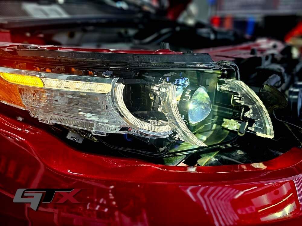 Độ đèn pha cao cấp Ford Ranger tại GTX Auto Care