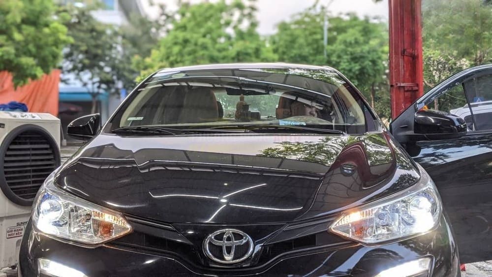 Độ đèn pha Vios 2019 mẫu BMW tại GTX Auto Care
