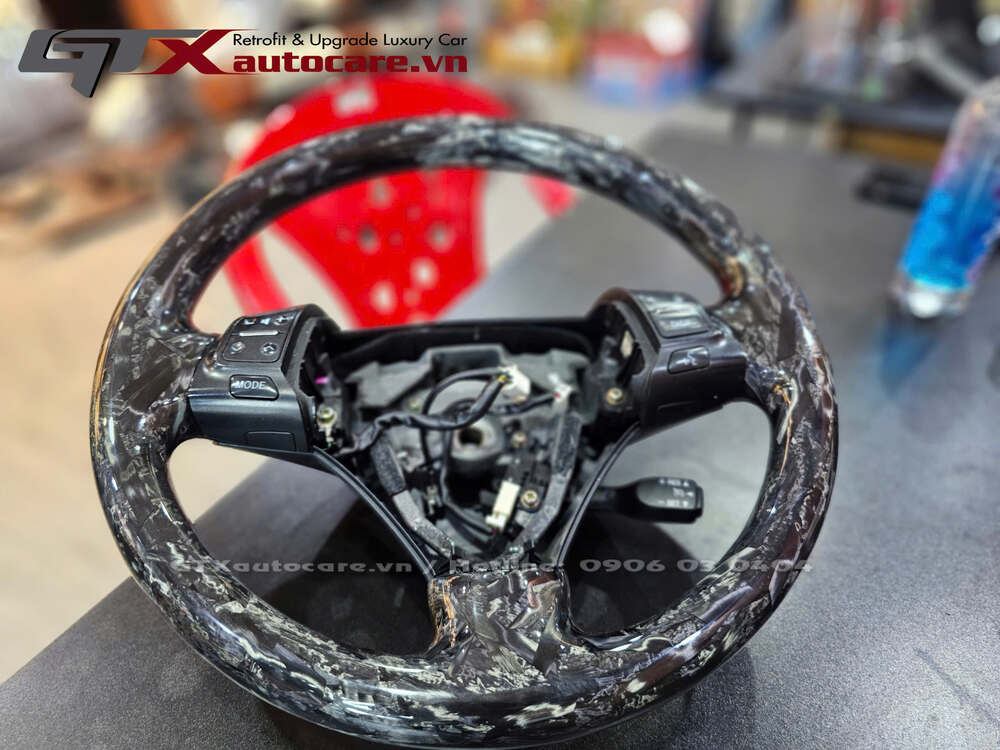 Độ full vô lăng carbon