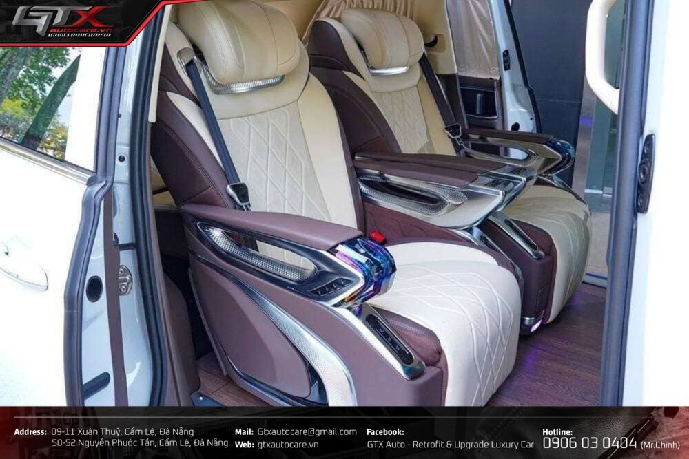 Độ ghế Limousine Hongyi Crystal 4.0 cho Volkswagen Viloran