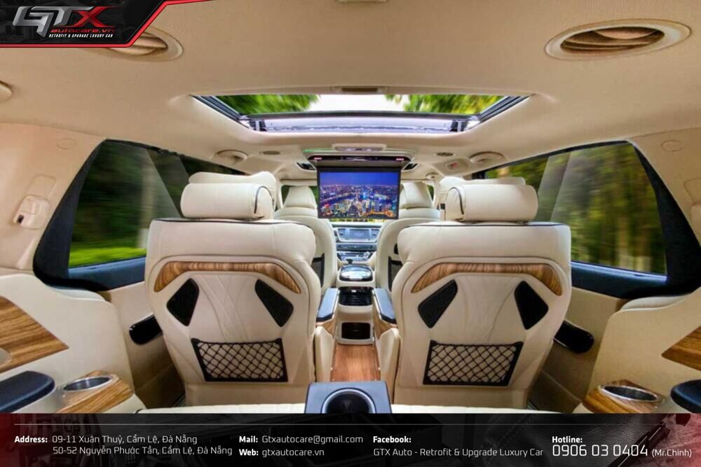 Độ limousine xe Kia Sedona nhập khẩu