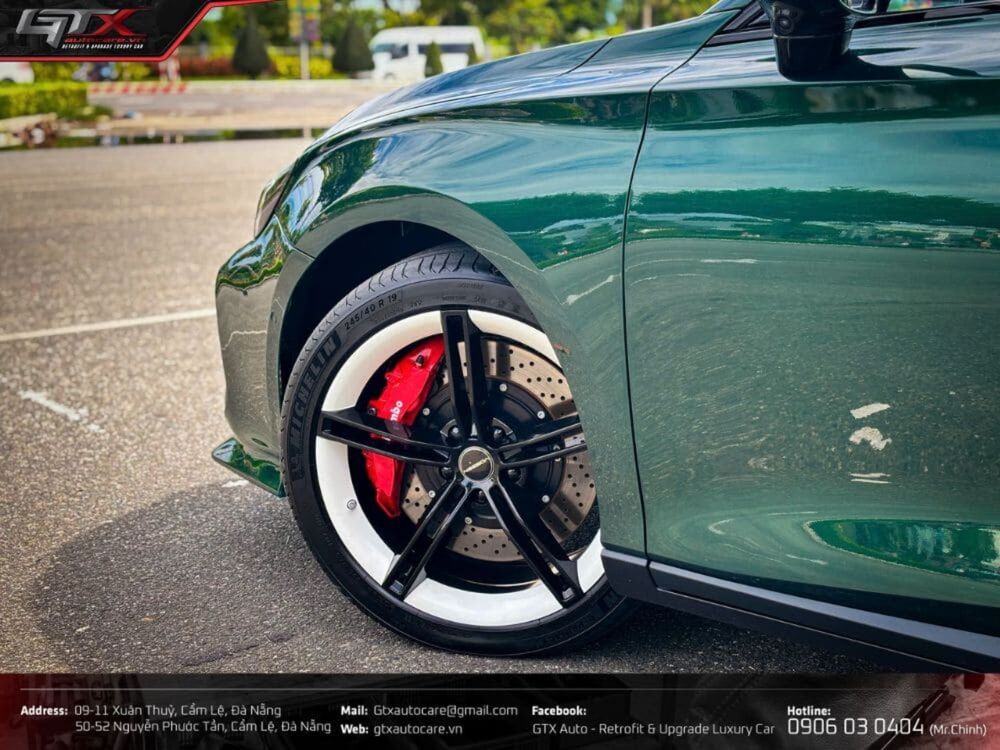 Độ mâm xe của body kit MG7