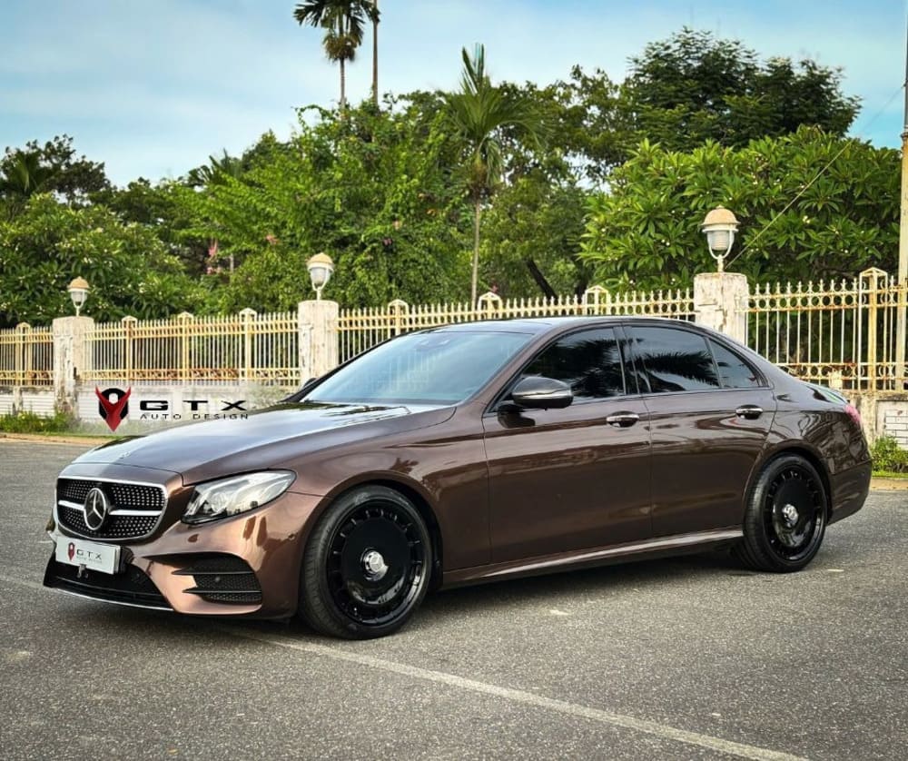 Độ mâm xe Mercedes E300