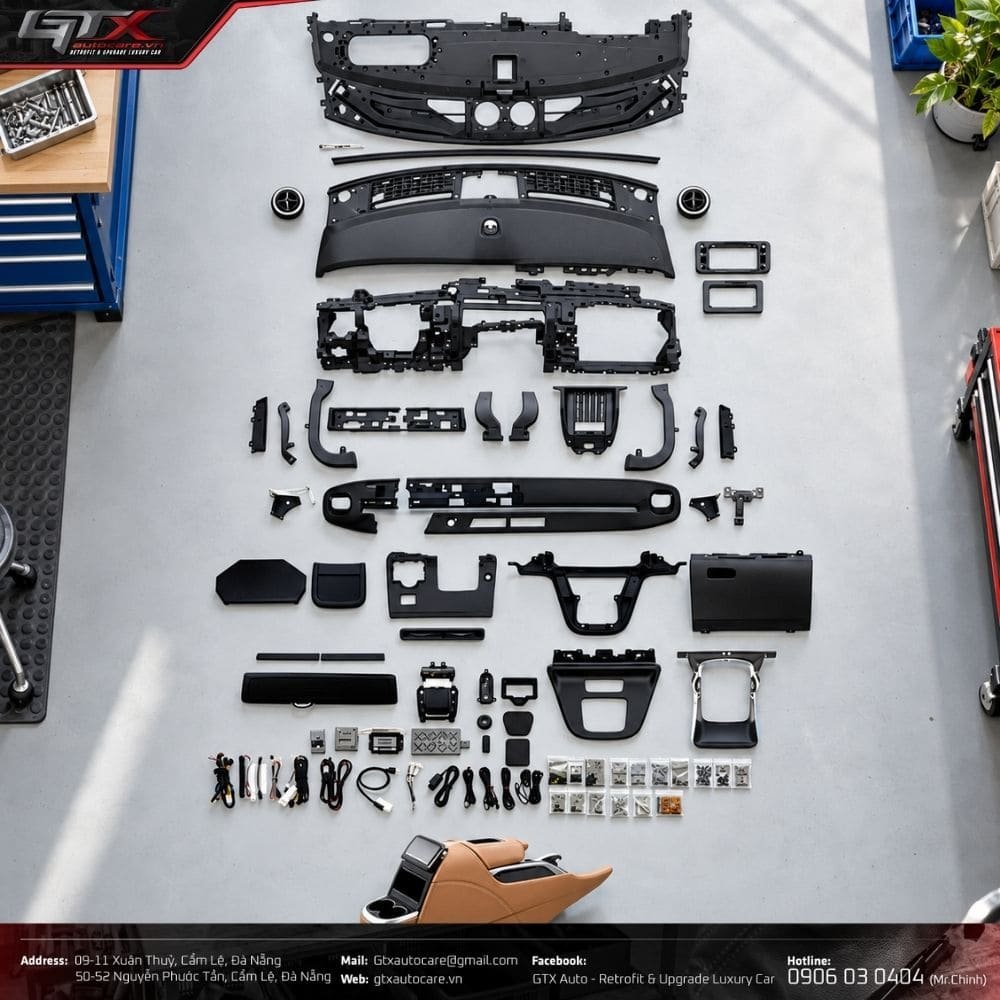 Độ nội thất cho xe Mercedes V Class W447