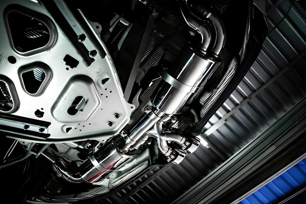 Độ ống xả kép cho Porsche 718 Cayman