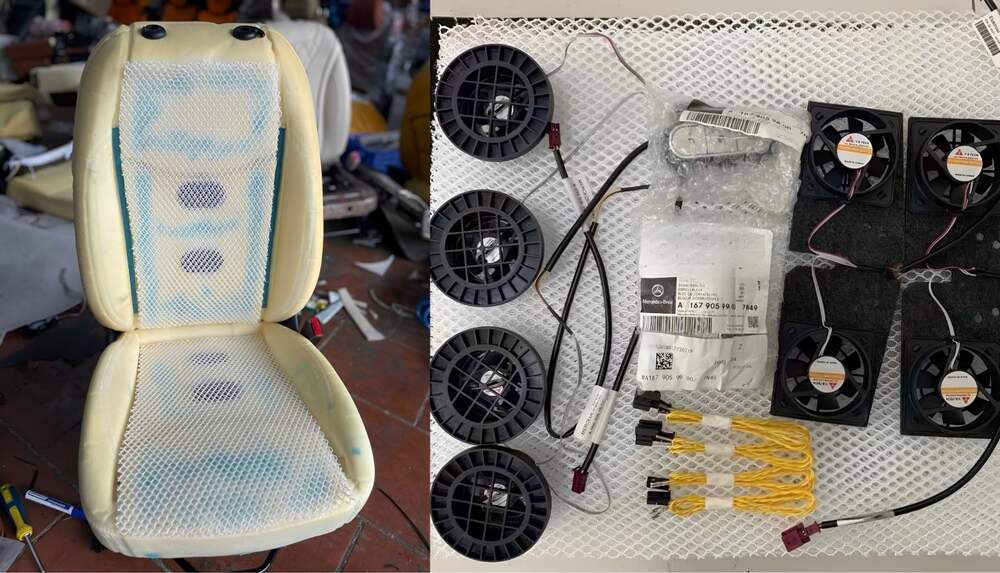 Độ quạt làm mát ghế lái