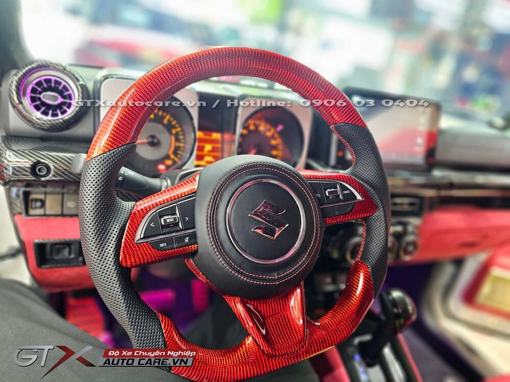 Độ vô lăng cho xe Suzuki