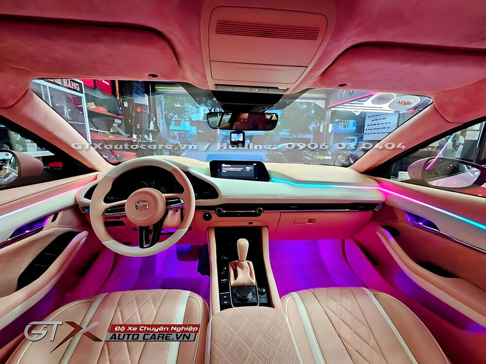 Đổi màu nội thất cho Mazda 3