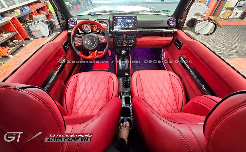 Đổi màu nội thất cho suzuki jimny
