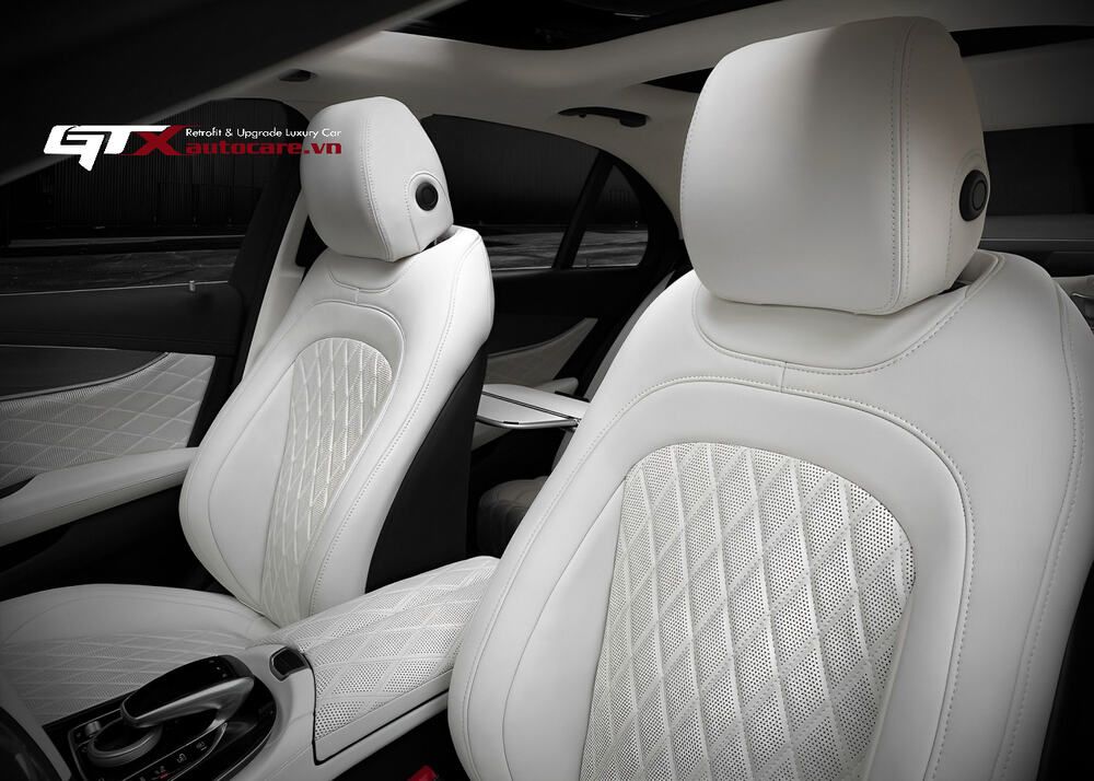 Đổi màu nội thất cho xế hộp Mercedes E300 vượt trội